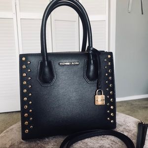 Michael Kors Mercer studded leather tote